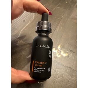 Buttah Vitamin C Serum For All Melanin Skin Tones Brightening Antioxidants 1 oz